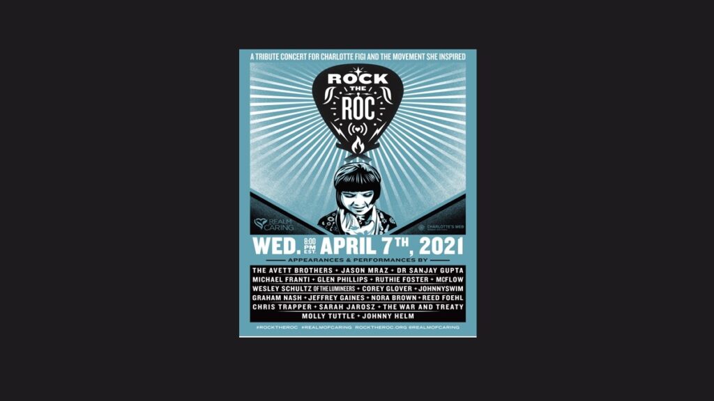 The Avett Brothers, Jason Mraz, Sanjay Gupta to Honor Charlotte Figi-Rock the RoC concert-CBDToday